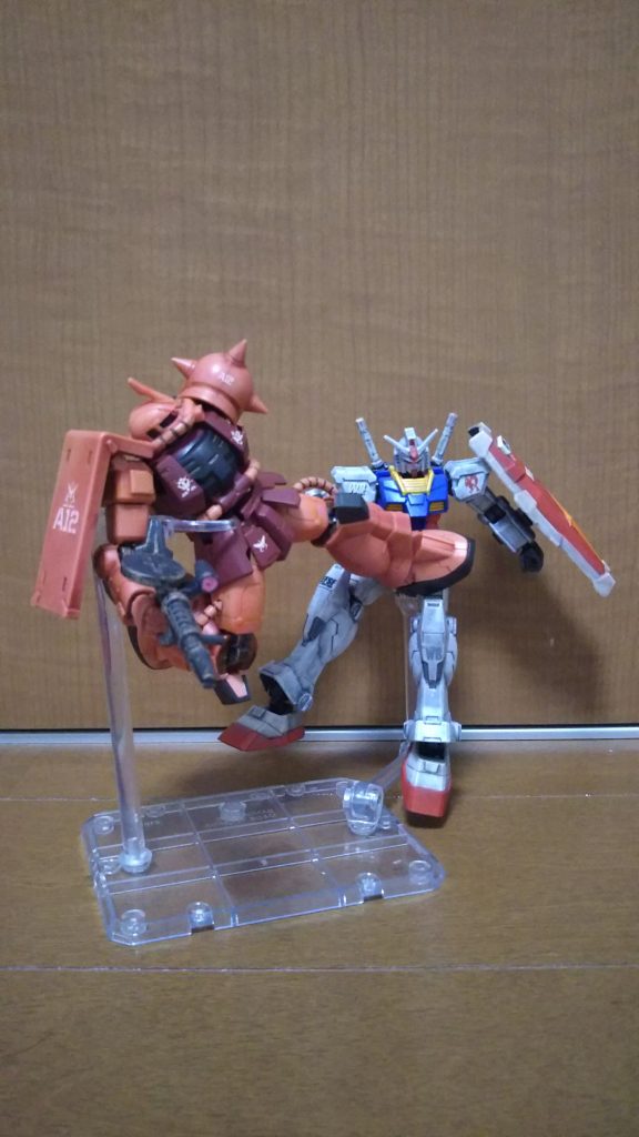 向きを変え色々やりましたが、中々決まらんです。