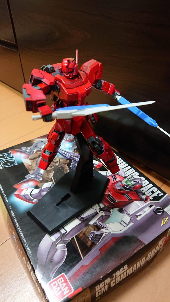 この実体剣はMVSです。Hi-νガンダムヴレイブNH用の予備を装備しています。
???「西村君とお揃いだ〰️」  
亜子「ルシアンとお揃いだなんてけしから…羨ましいです。」