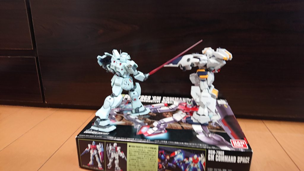 ヘイズル改と格闘戦をしていますね。
マスター「ティターンズの非道を許す訳にはいかない!」