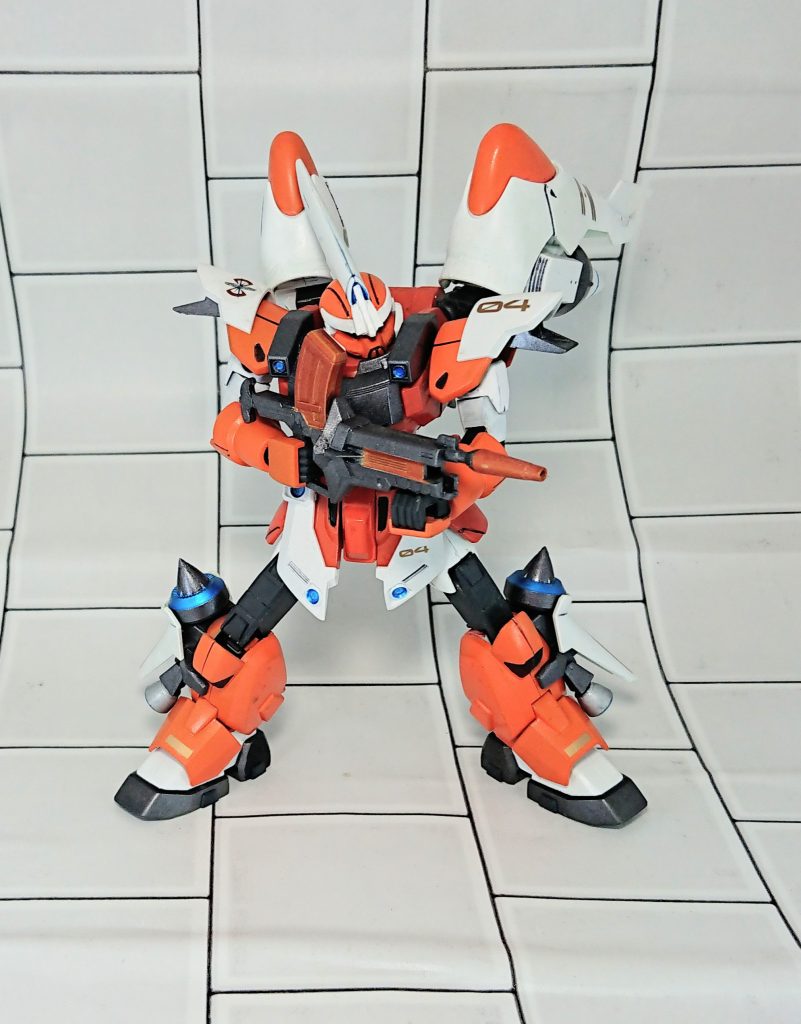 JDP2-MMX22 試製27mm機甲突撃銃
カラーチェンジのみで特に弄らず。ゲームとかだとこんな感じの構えですよね。