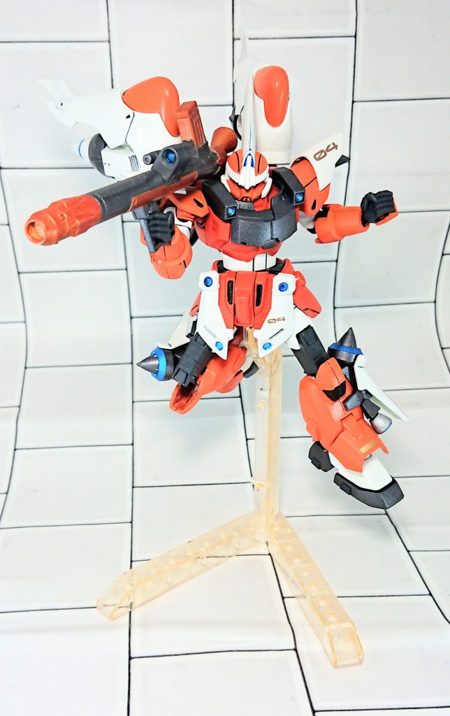 キャットゥス 500mm無反動砲
元はHGブルーフレームに付いてた武装ですがザフトの武器なので持たせてみました。