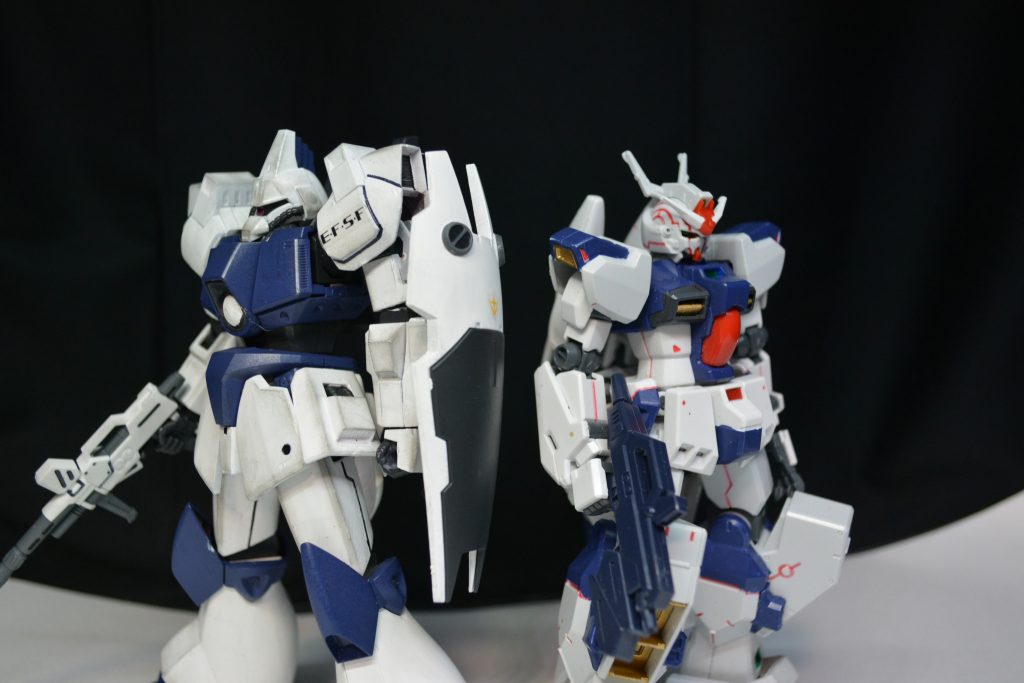 以前投稿した[ピスティル](https://gumpla.jp/hg/139437)と
このガルバルディは果たして推力お化けに付いていけるのだろうか...（大きいバックパックが付いてるから大丈夫だろう）