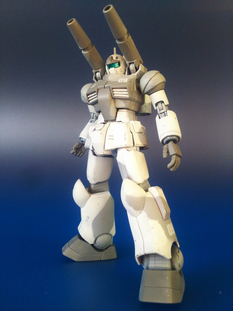 ガンキャノンの塗装後です。