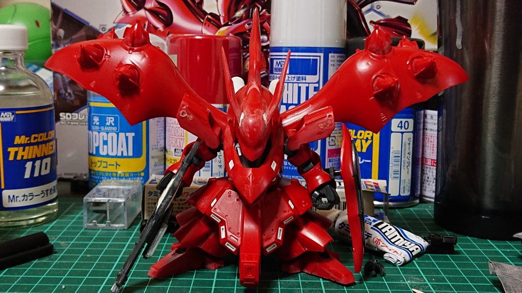 仮組み状態です‼️
素組みでも意外とカッコイイ(^_^)
ここから更にあちこち調整しました‼️