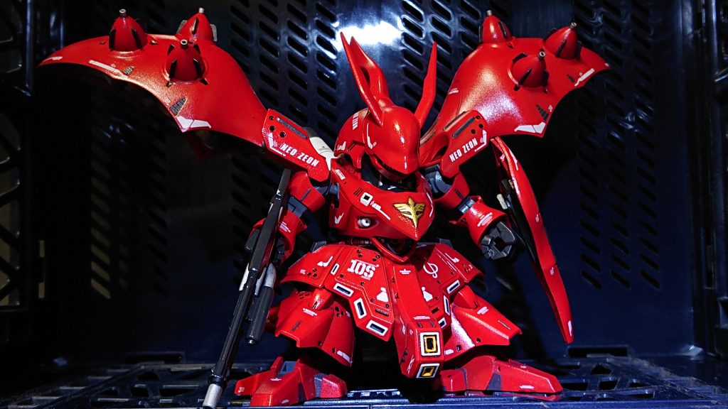 バーニア等細かい場所ゎ筆で塗装しました‼️