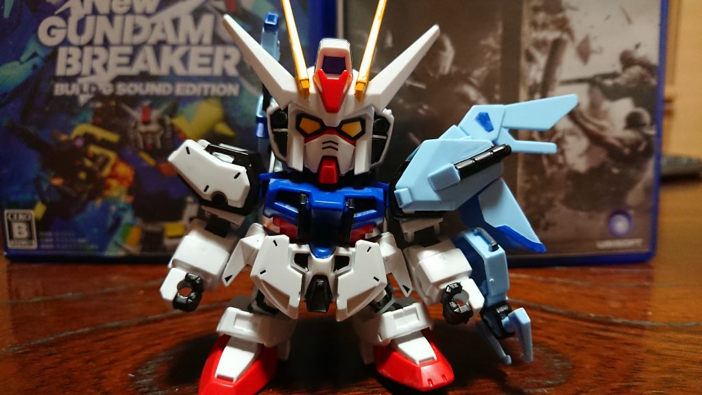 [ソードストライク]
ソードストライクは腕の塗装に気力を使いましたね、後武器も、ゲームでよく使ってたなー