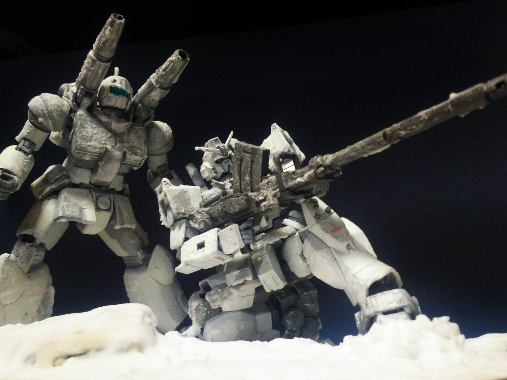 100均にかなりお世話になりました。
ジオラマのセット道具はウッドチップ以外全て100均です。