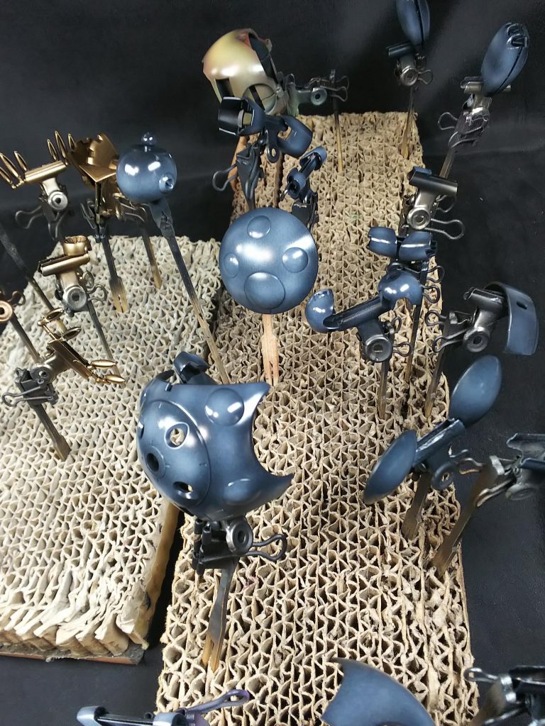 仕上げ塗りますよ。