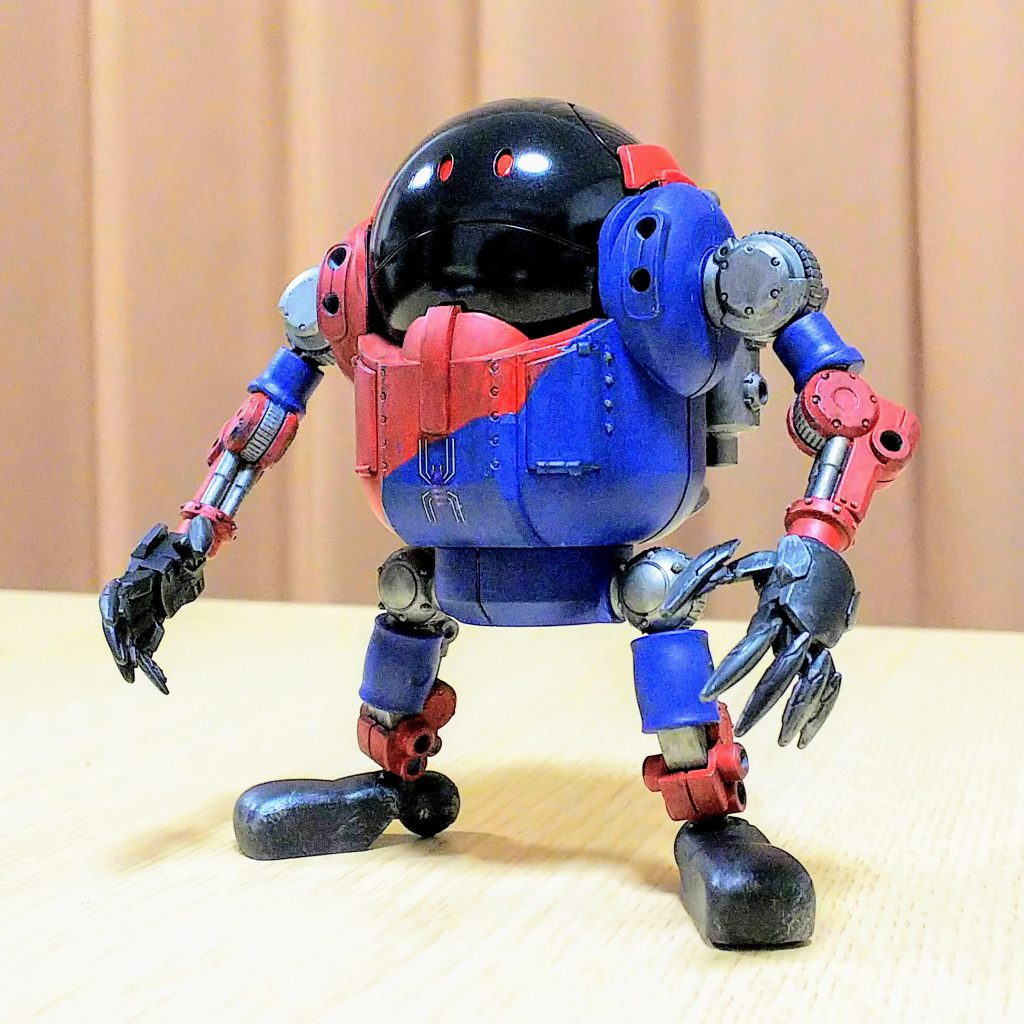 胴体のクモのマーキングはガンダムデカールMGザクキャノン用からもらいました。