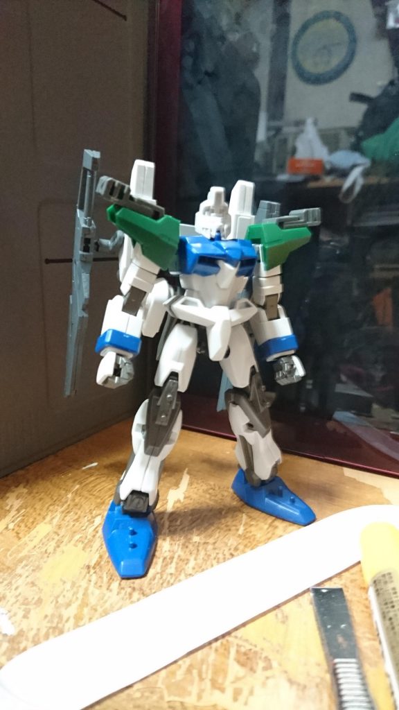 仮組み。
デュエルの改造は2度目だったのですが、趣旨が似通ってしまった………(猛省)