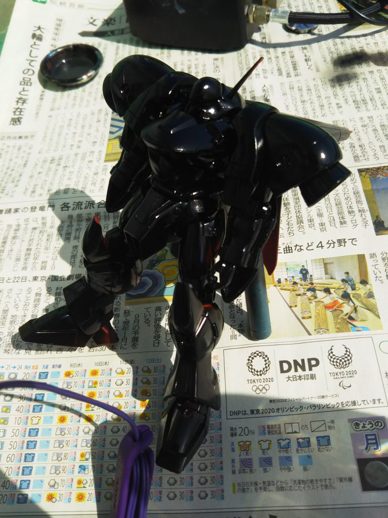 今回の下地はブラックにしました！