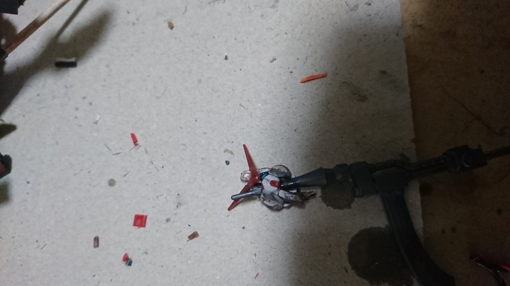 アニメだけでなく自分の考えるシャニの残忍さを表現するのに拘りました