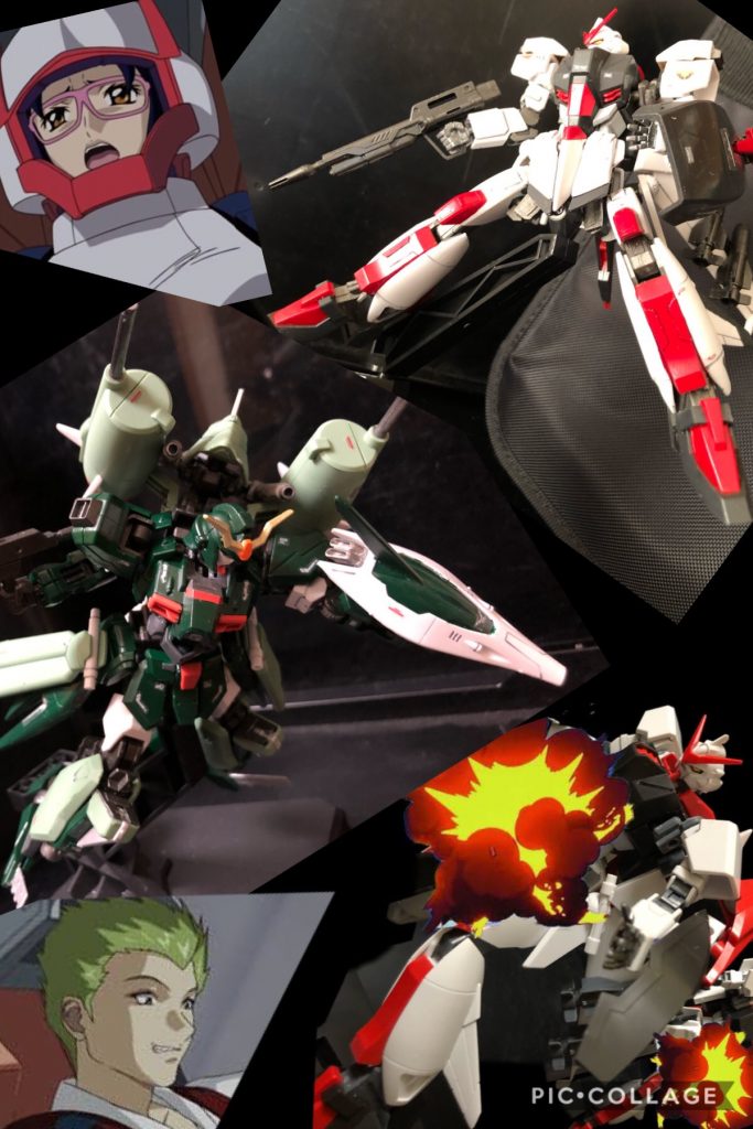 アサギ「マユラ、ジュリ！アイツ倒すわよ！」
マユラ「え！？ちょっとまずいかも…。」
ジュリ「マユラ、行くわよっ！私達が頑張らないと…！」
アサギ「キラ君の言ってた通り、フォーメーションで行くわ！」