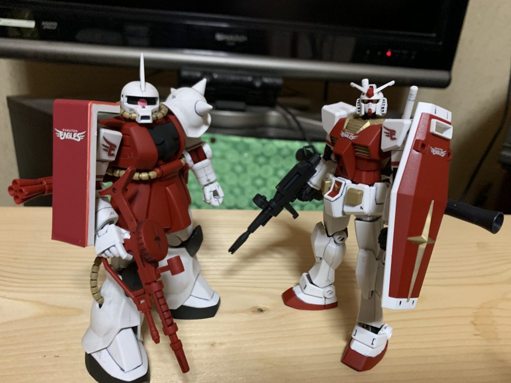 ガンダムとツーショット(｀・∀・´)