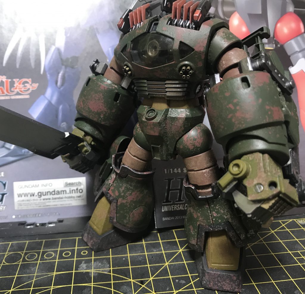 基本塗装完了後。