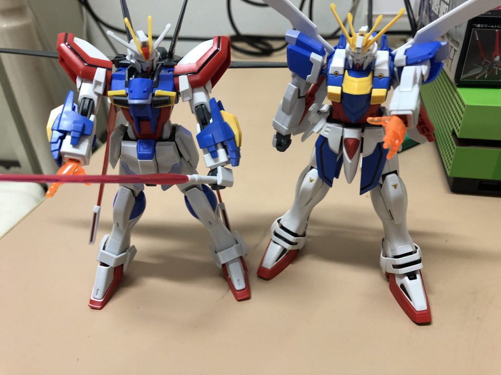 ミキシングの二体。大きさもほぼ同じです。