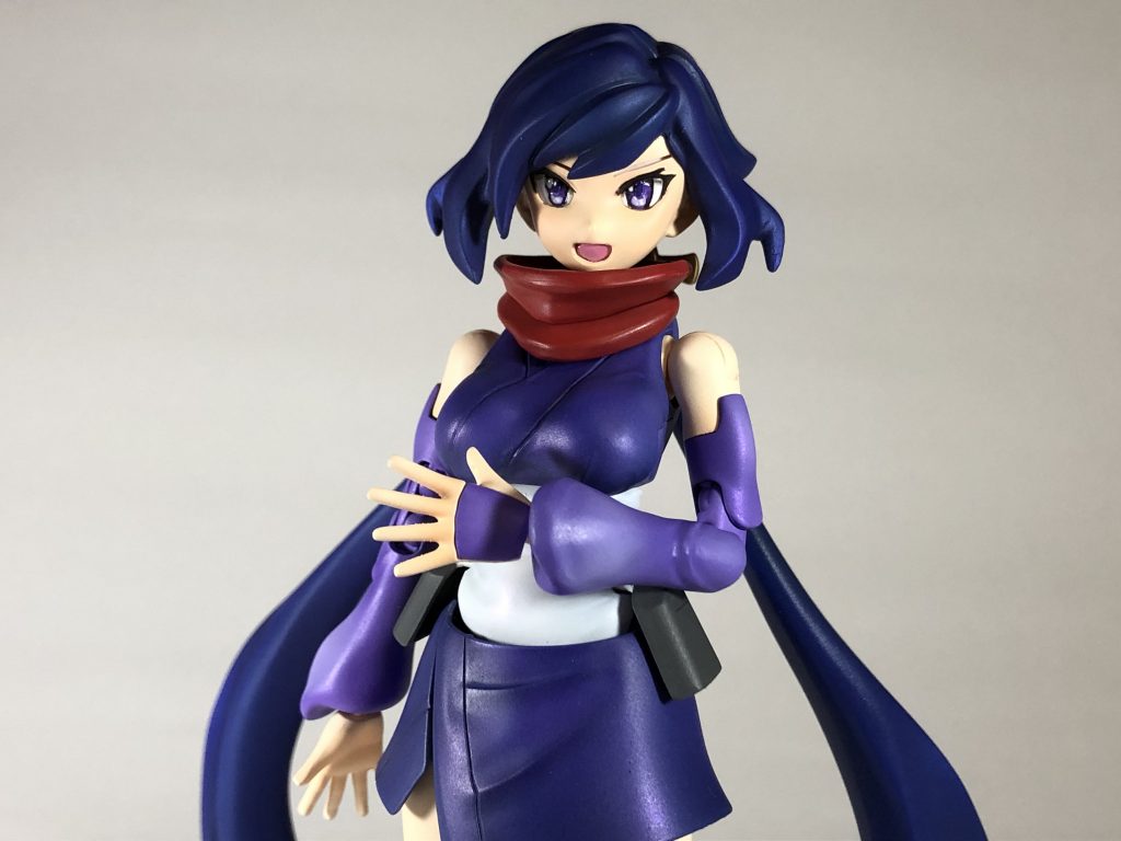 フェイスの表情を変えてみました。13話のアレです。