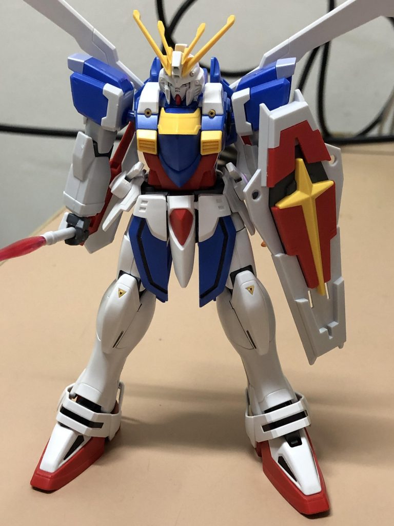 ゴッドにはインパルスの盾を装備。
アナザー同士あまり違和感はありません。