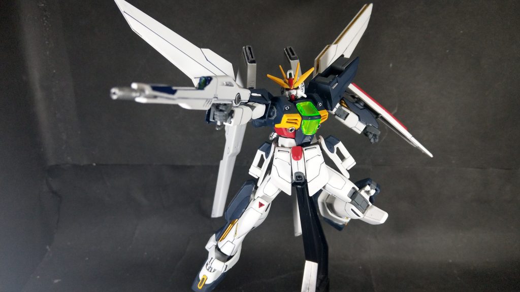 ライフルで攻撃
銃口もシルバーで塗装しています