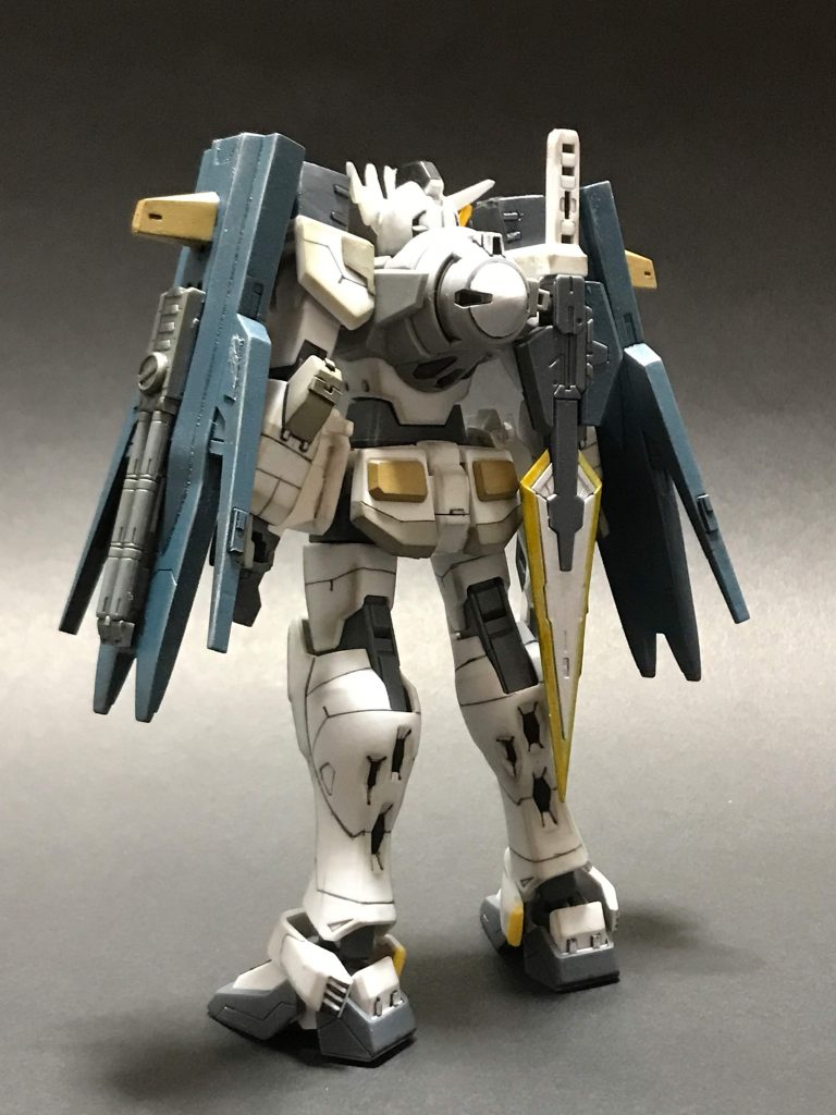 背面　MGエクシアのGNソードがぴったりでした