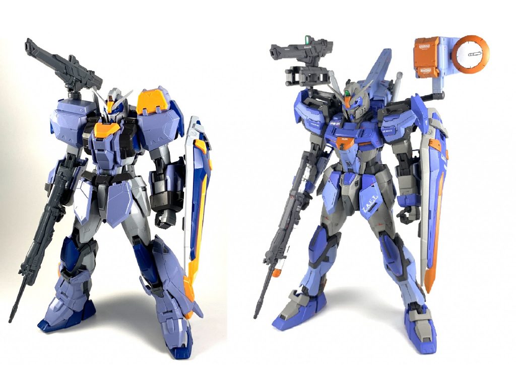 完成形を素組ASと比較