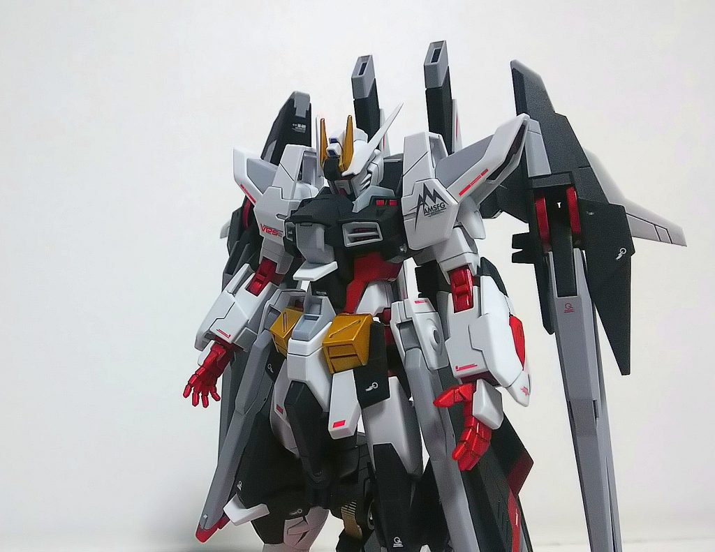 ドラグーンウェポンバインダーと武装を装着！太陽光と室内撮影で色合いがかなりかわります！