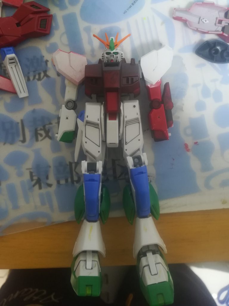 ビフォーです✨ニューガンダム2機✨ハイニュー1機を使用しました✨