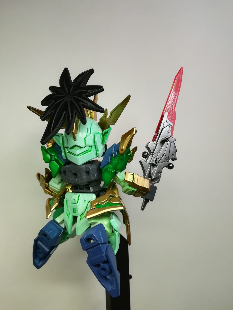 サイコフレームの塗装は光沢パールメタリック塗装です!
Cモウリーグリーン→Gexホワイトでハイライト→雲母堂ビスマスパール→G蛍光イエローグリーン
その他の部分の塗装レシピ
◆装甲ホワイト
Gエメラルドグリーン→Gexホワイト少し
◆装甲ゴールド
GニュートラルグレーⅣ→Cスーパーメタリック2クロームシルバー→Cスーパーメタリックスーパーゴールド2+Gパールゴールド
◆ブルー部分
Cティターンズブルー+Cつや消しホワイト→G偏光パールのブルーグリーン
◆関節
メカサフ
☆スミ入れ
Tエナメルのクリアグリーン
最後まで読んで頂き、ありがとうございます。意見、要望、ご不明な点などありましたら、お気軽にコメント下さい!