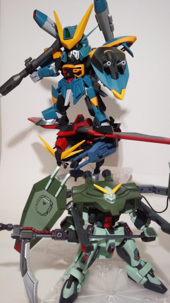 三馬鹿出撃!!
（カラミティは乗せてるだけなので、何度か撮影中に落ちましたw）