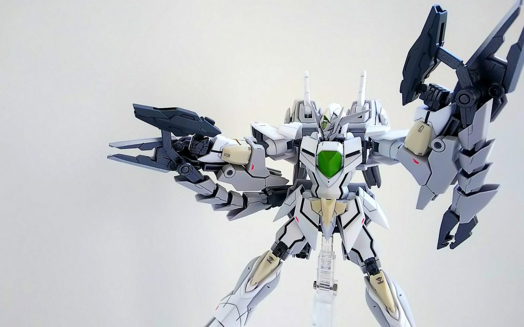 ツインハンドビームガン!!
正面はくり抜きました!