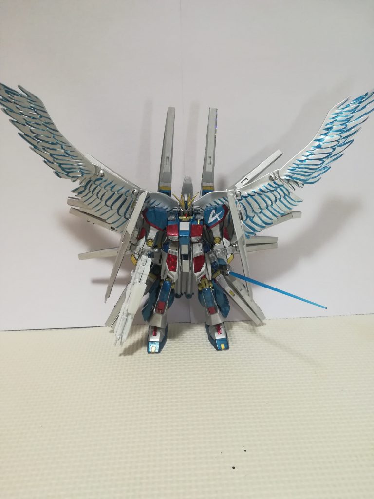 全体✨アップです✨背中に翼✨フィンファンネル✨ウェスバーを搭載しました✨