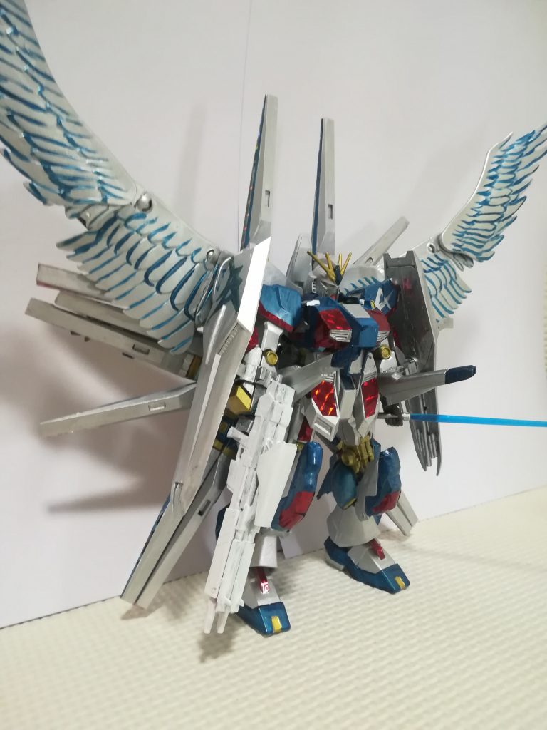 武器は✨ツインライフル✨にハイニューのビームサーベル✨ダブルシールドです✨