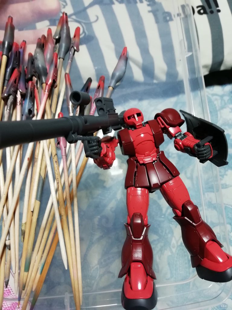 ザクⅠ　シャア専用機　THE　ORIGIN　–5枚目/制作者：新人メカニック