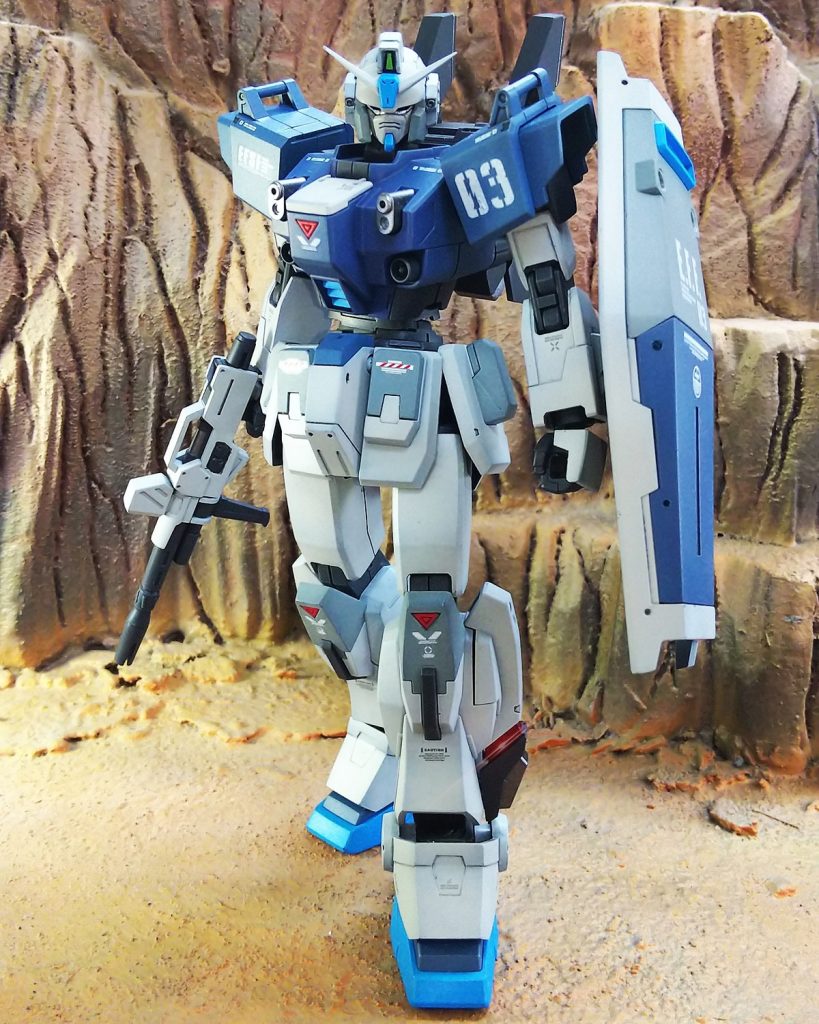 EXAM状態 スラスターのところとかはメタリックレッドしたんですがあんまり目立たず(笑)