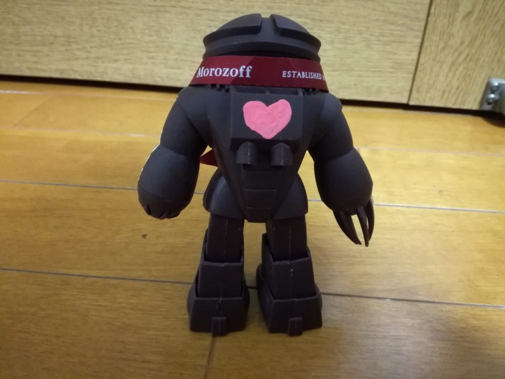 リアルで可愛らしい後ろ姿。