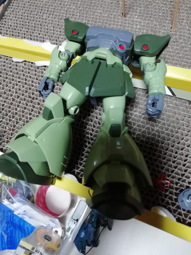 リックドムⅡ(ツヴァイ)ライトグリーンver–5枚目/制作者：新人メカニック