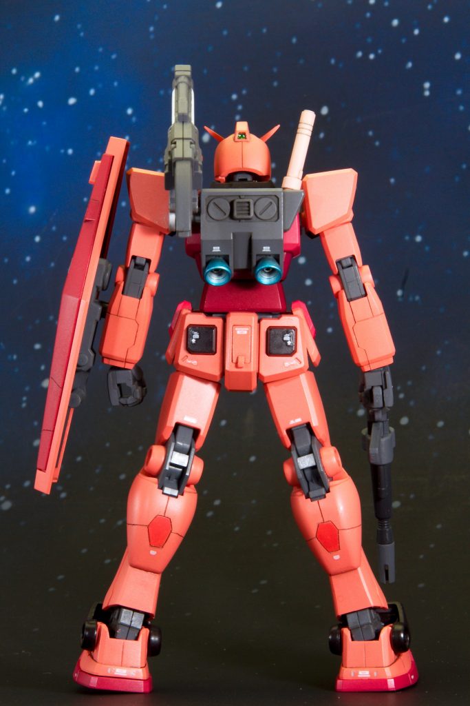 ふくらはぎにディテール追加、それ以外はほぼシンプル設計です。