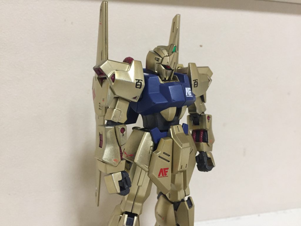 HGUCの百式(スプレー塗装)–3枚目/制作者：ひき肉カレー@BE5D