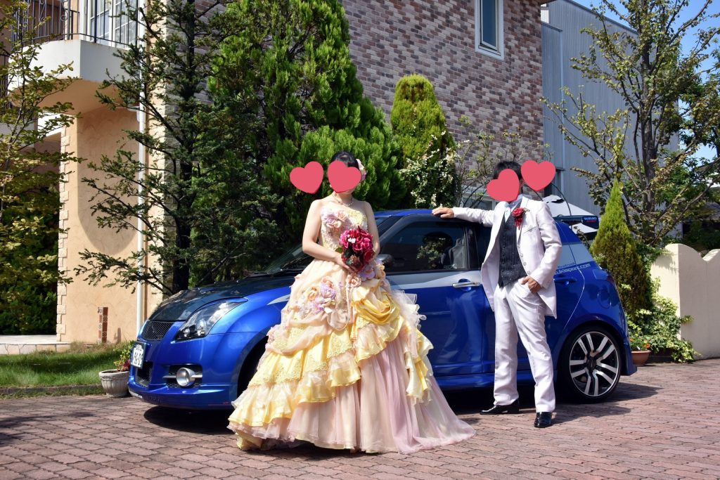 最後は、フォトウェディングの写真を(*´ω`*)
これを再現したつもりなので、なかなかの出来映えだと思います♪
ドレスもきちんと手作りして、自分に見立てたセーラームーンもといノーベルガンダムに脱着可能にしました(^^)b
あり得ない設定でお目汚しだったかもですが、見てくださってありがとうございましたm(._.)m