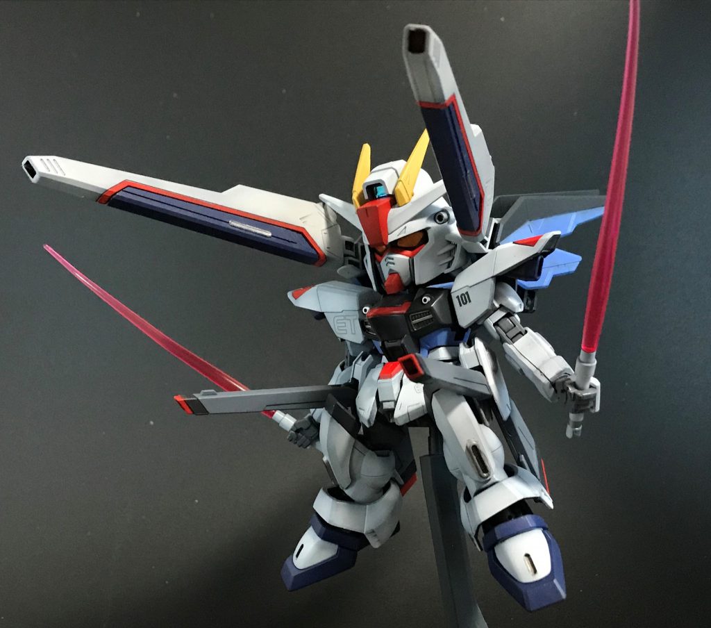 塗装まで終わらせた状態のフリーダム単体です。