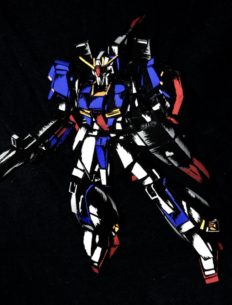 1/144 ゼータガンダム アメコミイラスト風模型–3枚目/制作者：@j_gunaka