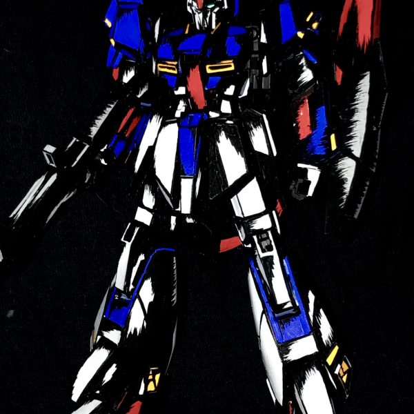 1/144 ゼータガンダム アメコミイラスト風模型