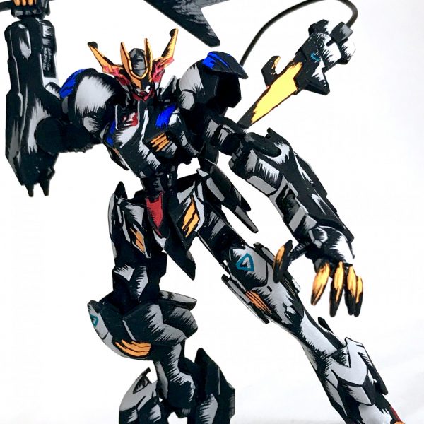 ガンダムバルバトスルプスレクス アメコミイラスト風