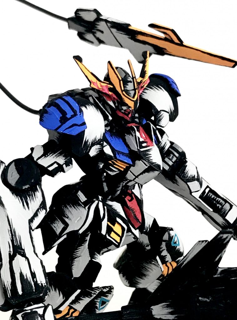 ガンダムバルバトスルプスレクス アメコミイラスト風–4枚目/制作者：@j_gunaka