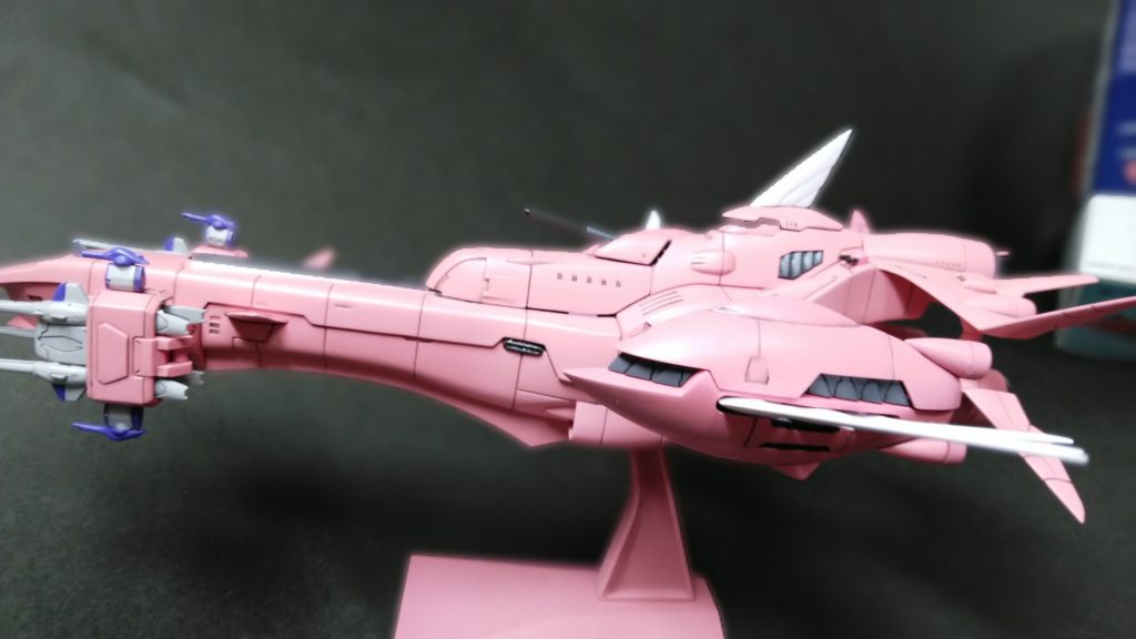 カタパルトの中央で3mm延ばしました。