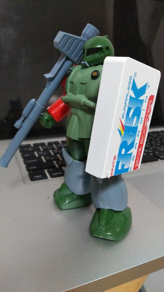 そしてシールドはフリスクの蓋w