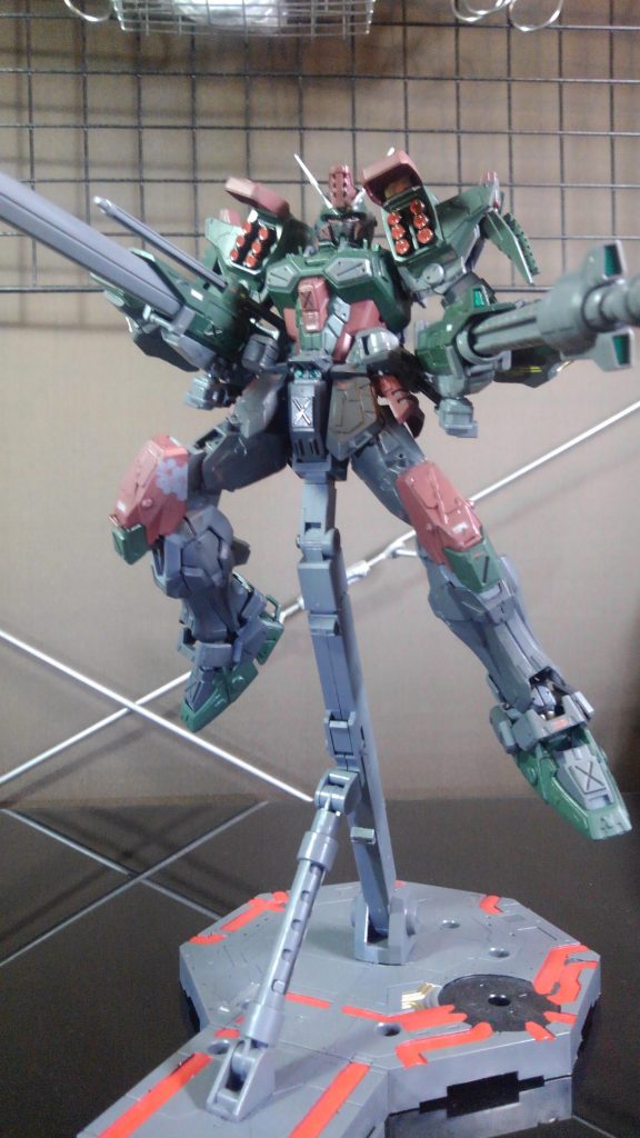 バスターガンダム–5枚目/制作者：TK(雑草同然モデラー)