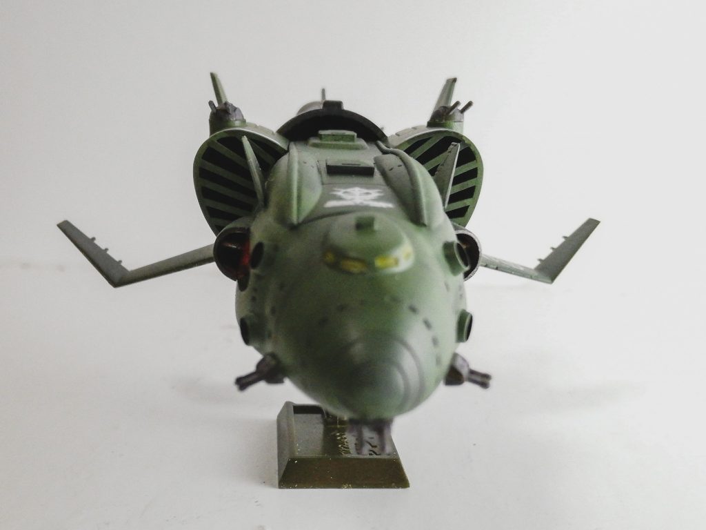 ミサイルサイロが赤で、弾頭は緑だったので色間違えてんですよね。まあええやろ。