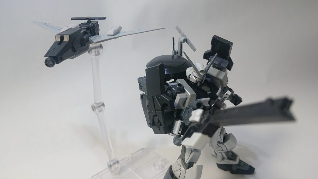 以上となります。
ずっとお蔵入りしていたドローンが大成してくれて満足です。
地味な役割ですがレドームの展開など思った派手ギミックは盛り込めました。
敵機を撃滅する火力はありませんが、きっとフォース戦ではいやらしい活躍をしてくれそうです。
最後までご覧頂きありがとうございました。
よろしければ評価やコメント、お待ちしております。
それではまた。