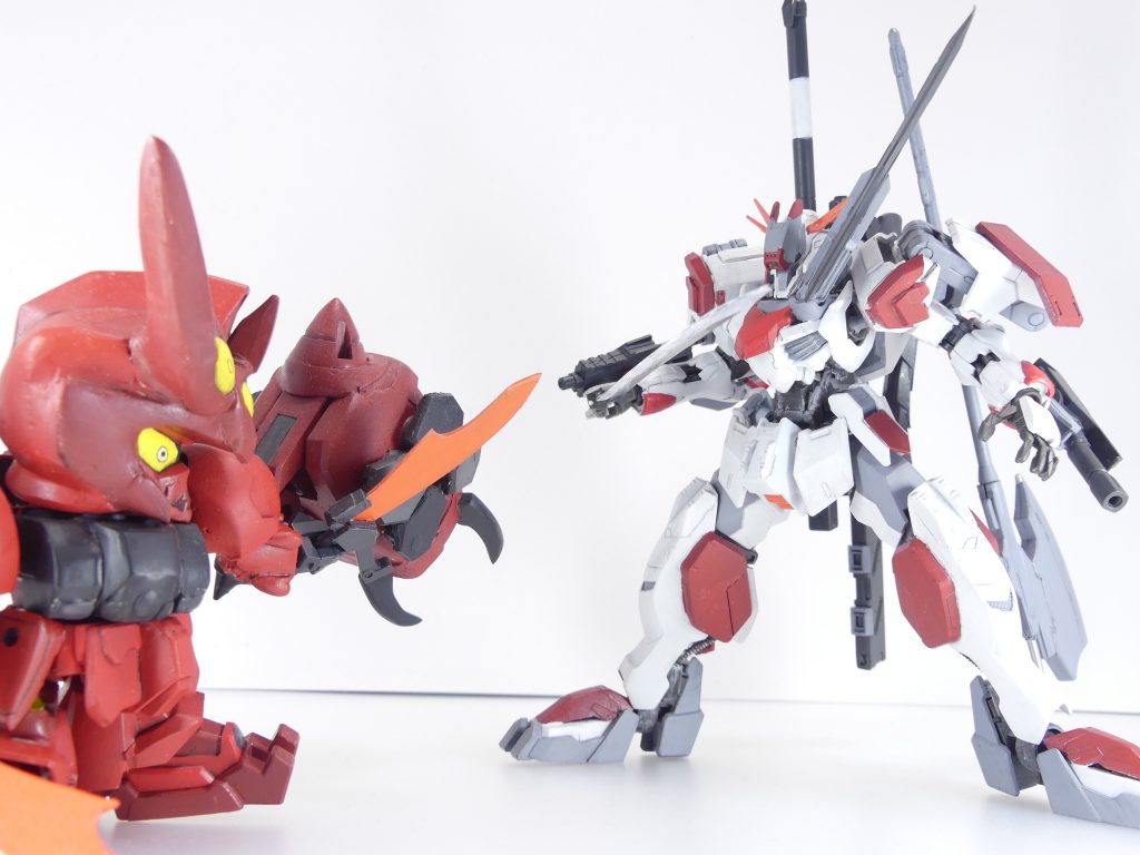 第43改「鬼と飲み交わす」鬼と飲み交わす。よろしくね、カルメネール。・・・さて、ここは地球外縁軌道ディメンジョン。我ら、地球外縁軌道統制とーごー・・・あ、うん。一応あたしが指定した「雰囲気が出る場所」だったんだけれど。あまりにも「らしい」のとどこかでロンメルあたりが情報を漏らしたのとで・・・「外」ではきっと、多くのダイバーが見てる。あたしは、まぁ・・・健闘して、やられるだけよね。その代わり、あたしが伝えたいことを伝えるのみ。この一連のテストで掴んだ、あたしの「味」って奴をね。・・・来ていたか。アルザス・リースリング。  ・・・ええ、もちろん。こっちが指定したんだもの。予定時刻よりも早く来てなきゃ嘘になるでしょ。だって、これから・・・あなたと、オーガと「飲み交わす」んだから。ね?飲む、か。・・・だったら、飲んでやるよ。ええ。あたしの「味」はもう決めた。最初から、決まってた。その強さ!あたしの「味」で・・・!俺に!喰わせろォ!!  酔って、行けッ!!